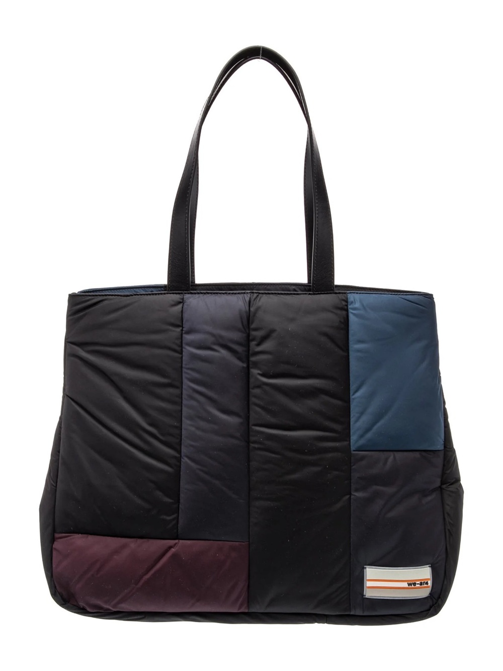 We-ar4 Navy & Black Quilted Tote